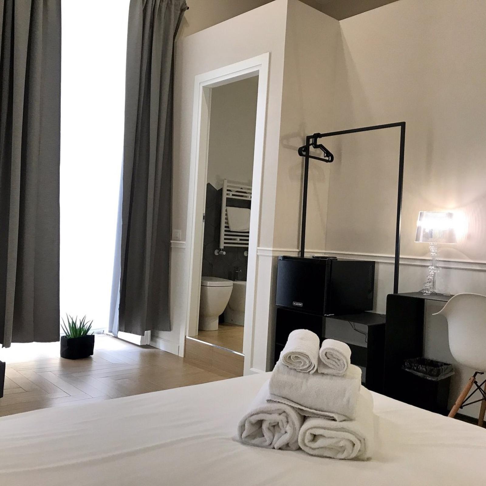 Bagno privato e angolo relax